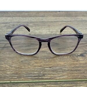 Foster Grant Purple Eyeglasses Frames 53-18 Rectangle Fashion Glasses FRAME ONLY